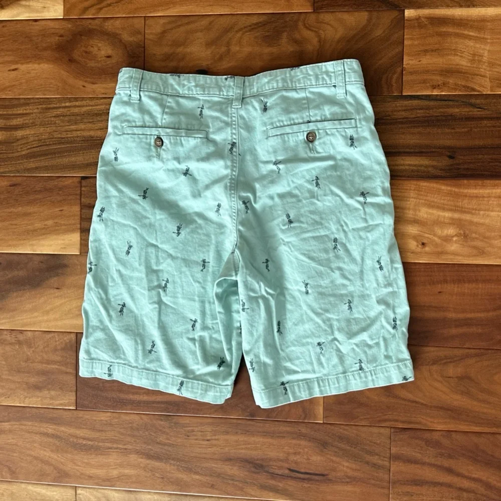 George Mint Green Luau Girl Patterned Shorts size 32